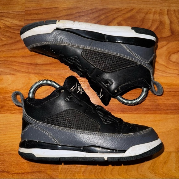 Little Kid’s Air Jordan Flight Shoes 2014 Black/White Size 12C 654976 005 RARE! - Picture 8 of 11